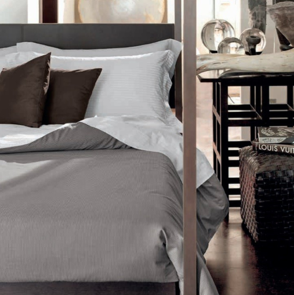 Постельное белье 2 спальное евро Svad Dondi Edmond Graffito молочный-светло-бежевый