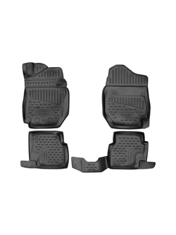 Коврики в салон для, SUZUKI Jimny (IV), 2018-, 3 дв, МКПП, Европа, 4шт. (полиуретан) ELEMENT3DA32838210K