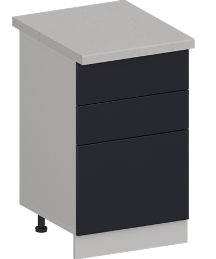 Кухня Модуль ШН3Я 500 Белый / Индиго