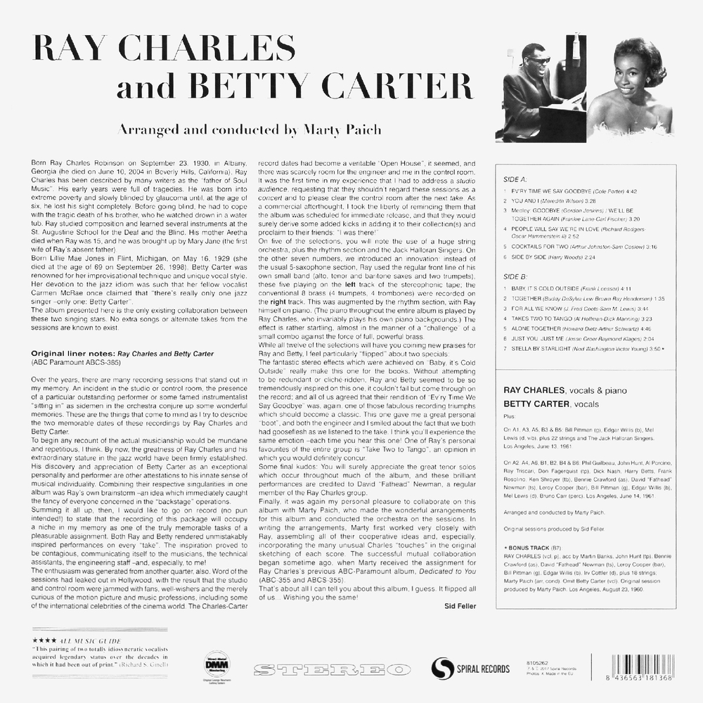 Ray Charles And Betty Carter / Ray Charles And Betty Carter (LP)