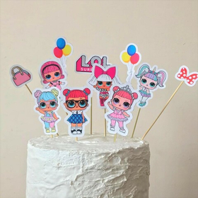 Набор топперов ЛОЛ. Лицензионные