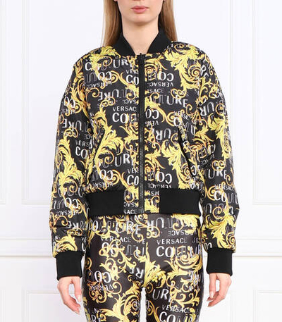 двухсторонняя куртка bomber Versace Jeans Couture - черный(74HAS408CQS51)