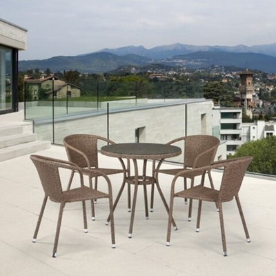 Комплект мебели на дачу T282ANT/Y137C-W56 Light Brown 4Pcs