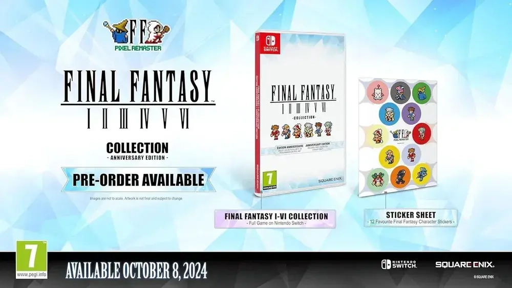 Игра Final Fantasy I-VI (1-6) Pixel Remaster Collection (AS) (Русская версия) для Nintendo Switch