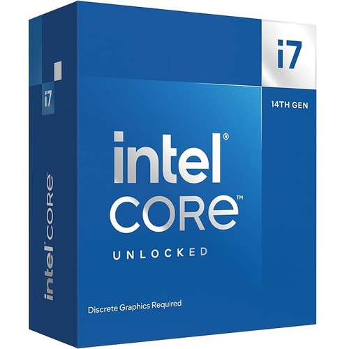 Процессор Intel Core i7-14700KF Raptor Lake, 3400MHz, LGA1700, L3 33Mb, BOX (BX8071514700KF)