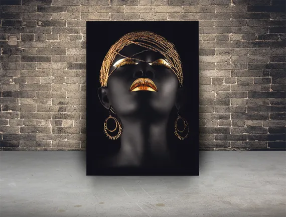 Постер "Девушка в золоте"