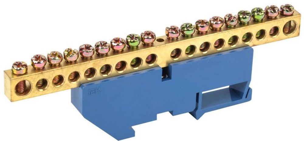 Шина нулевая на DIN-изол. ШНИ-8х12-18-Д-С IEK YNN10-812-18D-K07