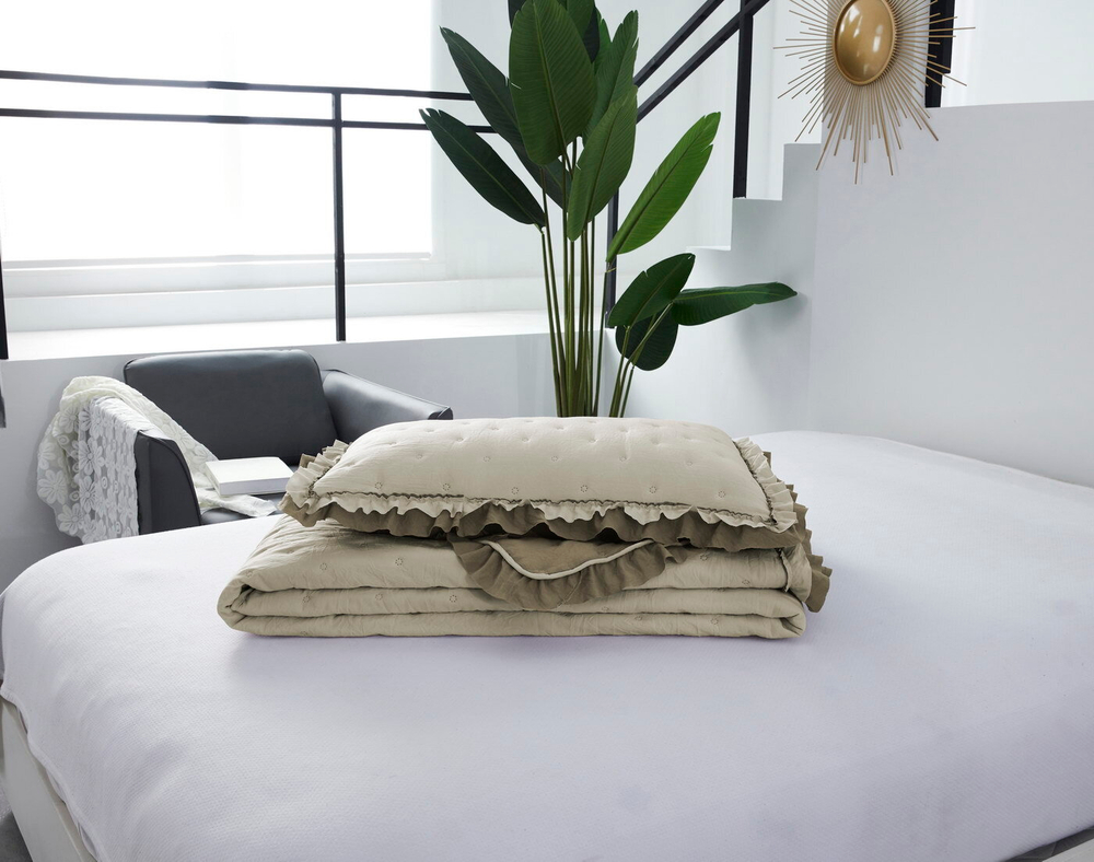 Покрывало 160x220 Sofi De MarkO Элизабет №12 бежевое