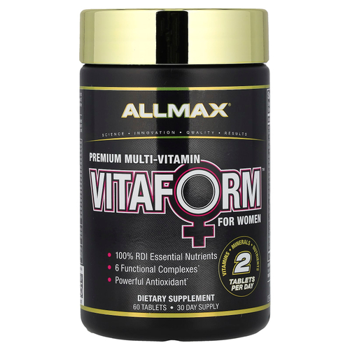 ALLMAX, Vitaform, мультивитамин премиального качества для женщин, 60 таблеток