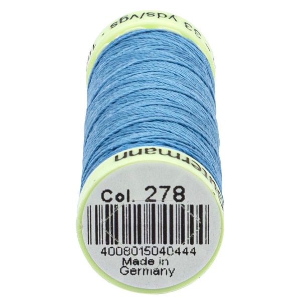 Нитки отделочные Gutermann Top Stitch 30 (30 метров), 5 кат. | 278 небесно-голубой