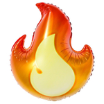 Шар Фольгированный Огонь (Желтый)