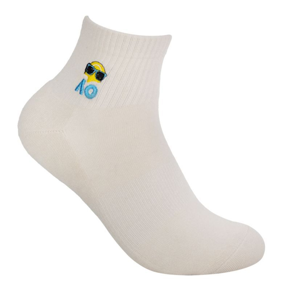 Теннисные носки Australian Open Tennis Ball Quarter Crew Socks 2P