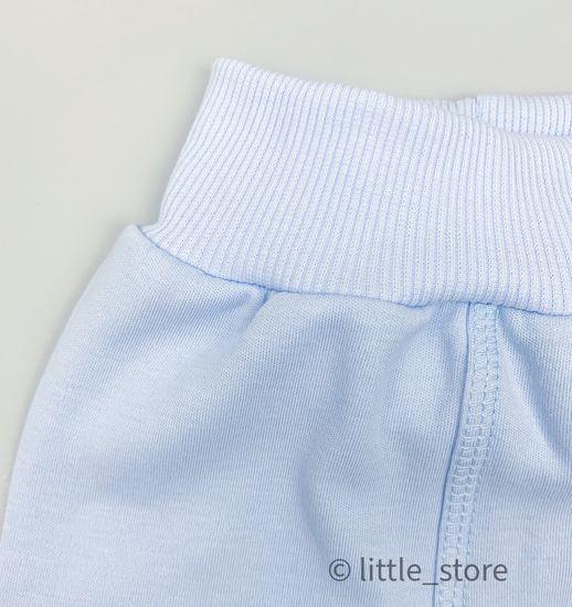 Ползунки хлопковые "Нежный возраст" Голубые