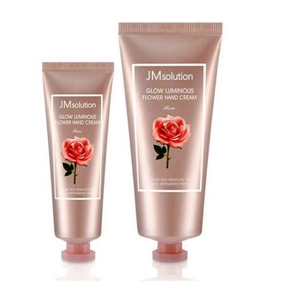 JM Solution Glow Luminous Flower Hand Cream набор восстанавливающих кремов для рук с экстрактом розы