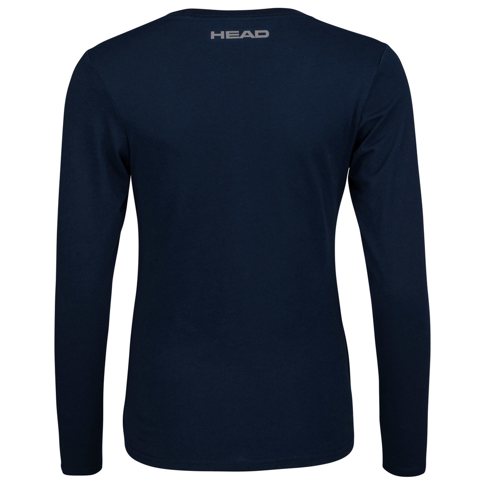 Женская теннисная футболкаHead Club 21 Linda LS W - Blue
