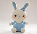 Заяц в комбензоне и с бантом на ухе №2 18x30x18см. (Hand)