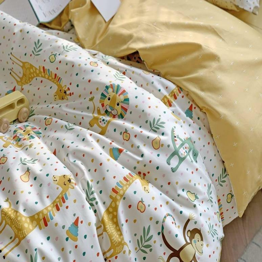 ZEPHYR HOME Постельное белье Полуторка Египетский хлопок Белый