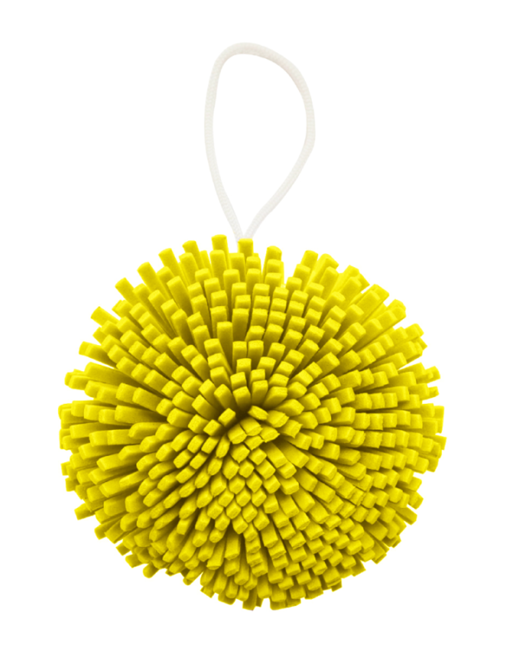 [Solomeya] Мочалка спонж для тела ЖЁЛТАЯ Bath Sponge Yellow, 1шт