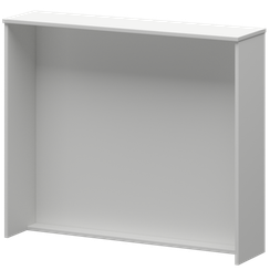 Стойка прямоугольная А-553 Белый 1460x360x1220 Ресепшн