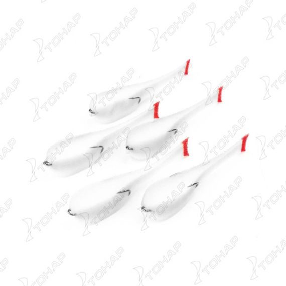 Рыбка поролоновая 6,5 см бел 05 кр.4 (HS-65-05) Helios