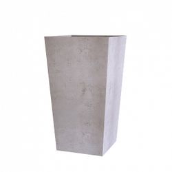 Кашпо CONIC CONCRETE WHITE 40x40x70