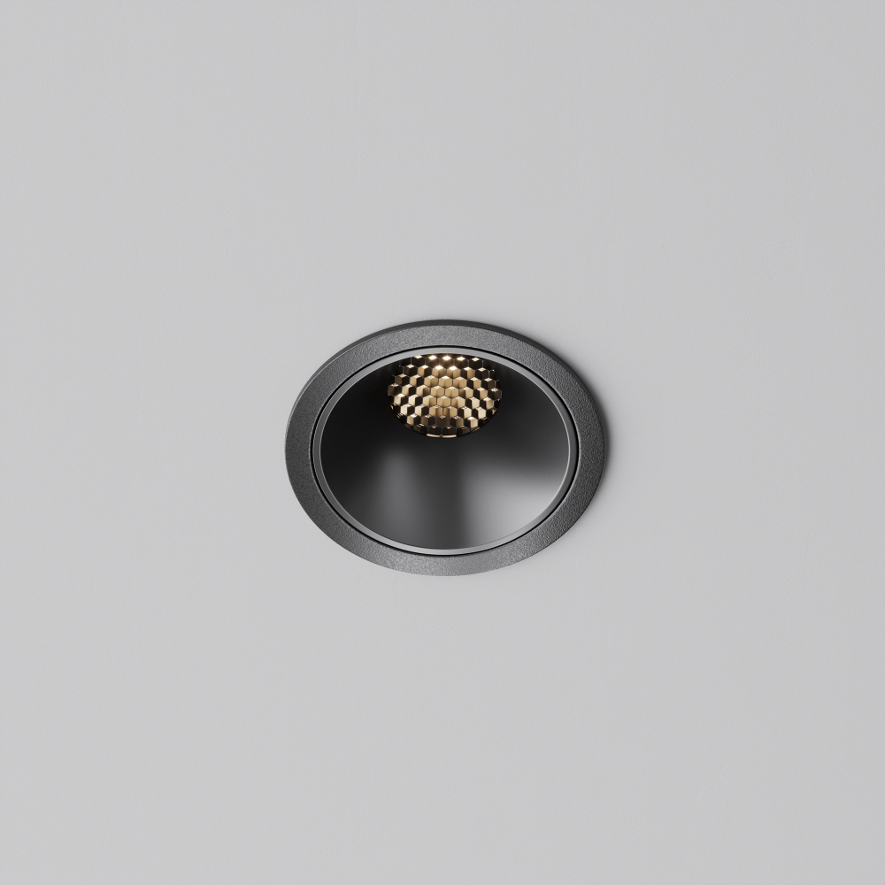 Встраиваемый светодиодный светильник Maytoni Alfa LED DL043-01-10W3K-RD-B-1