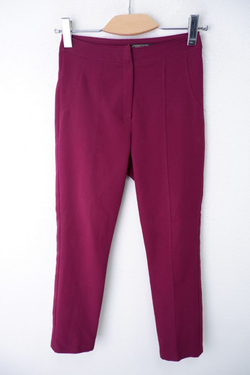 Брюки "Золотой песок" бордо 40 размер