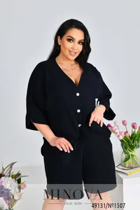 Костюм 1507-черный Minova