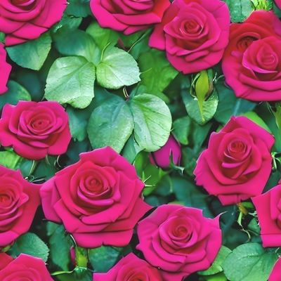 Flowers Pattern #15 Roses