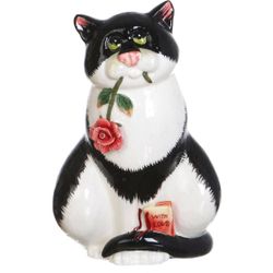 ФИГУРКА LEFARD "КОШКА С ЦВЕТКОМ" 15*7*10 СМ (КОР=18ШТ.)