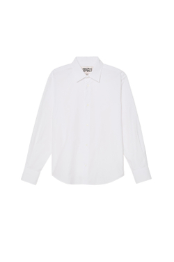 ZARA X BENITO ANTONIO РУБАШКА ИЗ 100% ХЛОПКА, БЕЛЫЙ