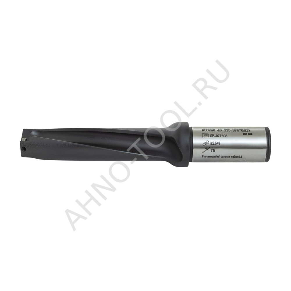 Сверло корпусное 24.0мм KSD240-4D-S25-SP07(H13) "ACCKee"