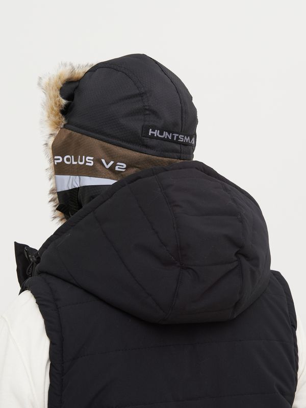 Шапка ушанка зимняя Полюс V-2 с маской ткань Cell цвет Хаки