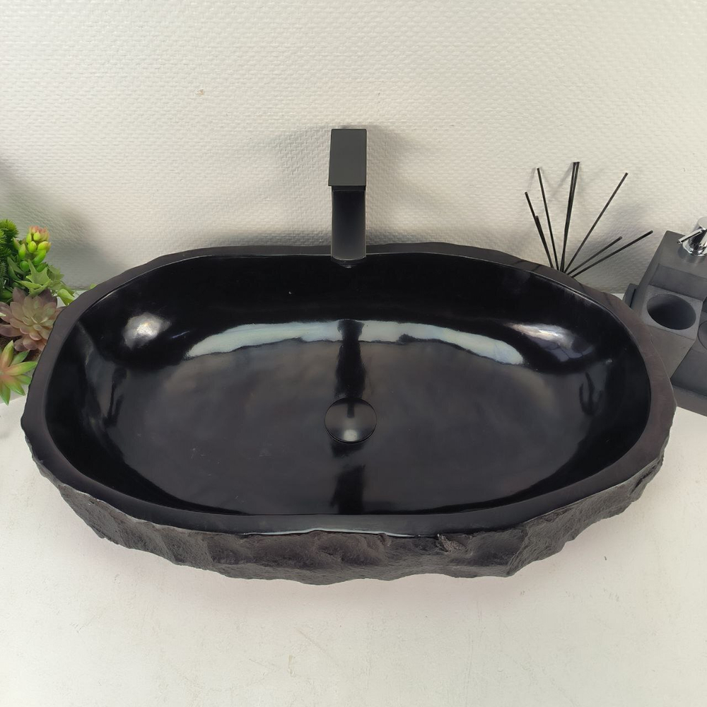 Раковина из андезита Erozy Black EA-65002 70*40*15 0036