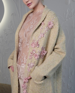 Мягкое пальто "Аромат весны"