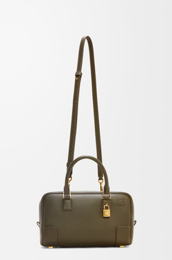 Loewe Сумка Amazona 23 из телячьей кожи наппа, темный хаки