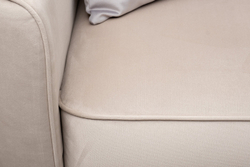 Диван двухместный Garda Decor Portofino светло-серый с кантом механизм караван