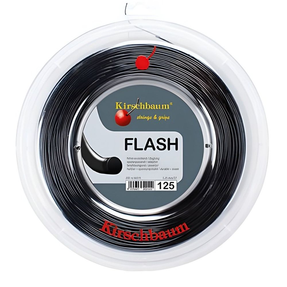Струны для тенниса KIRSCHBAUM FLASH BLACK Бобины 200 м