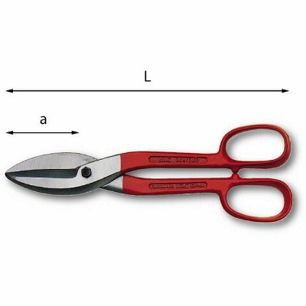 204 Ножницы для резки листовой стали 300мм, USAG (Италия)