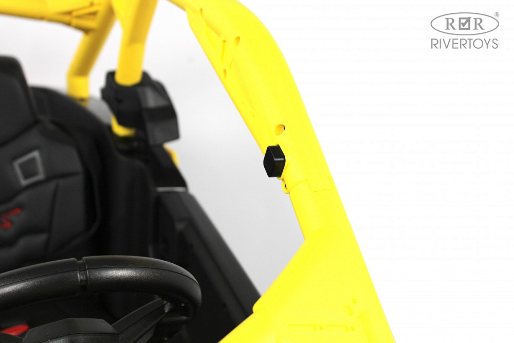 Детский электромобиль RiverToys BRP Can-Am Maverick Y111YY желтый