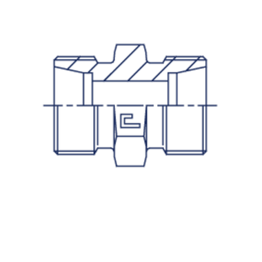 Соединение P DL10 16х1.5 (корпус, нерж.)
