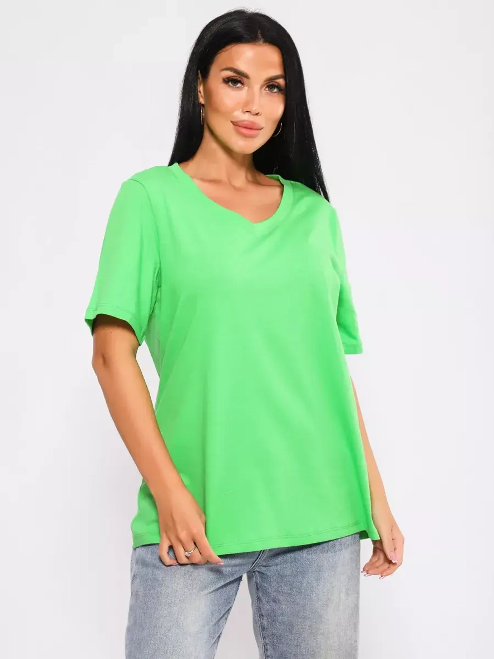 Футболка базовая большие размеры