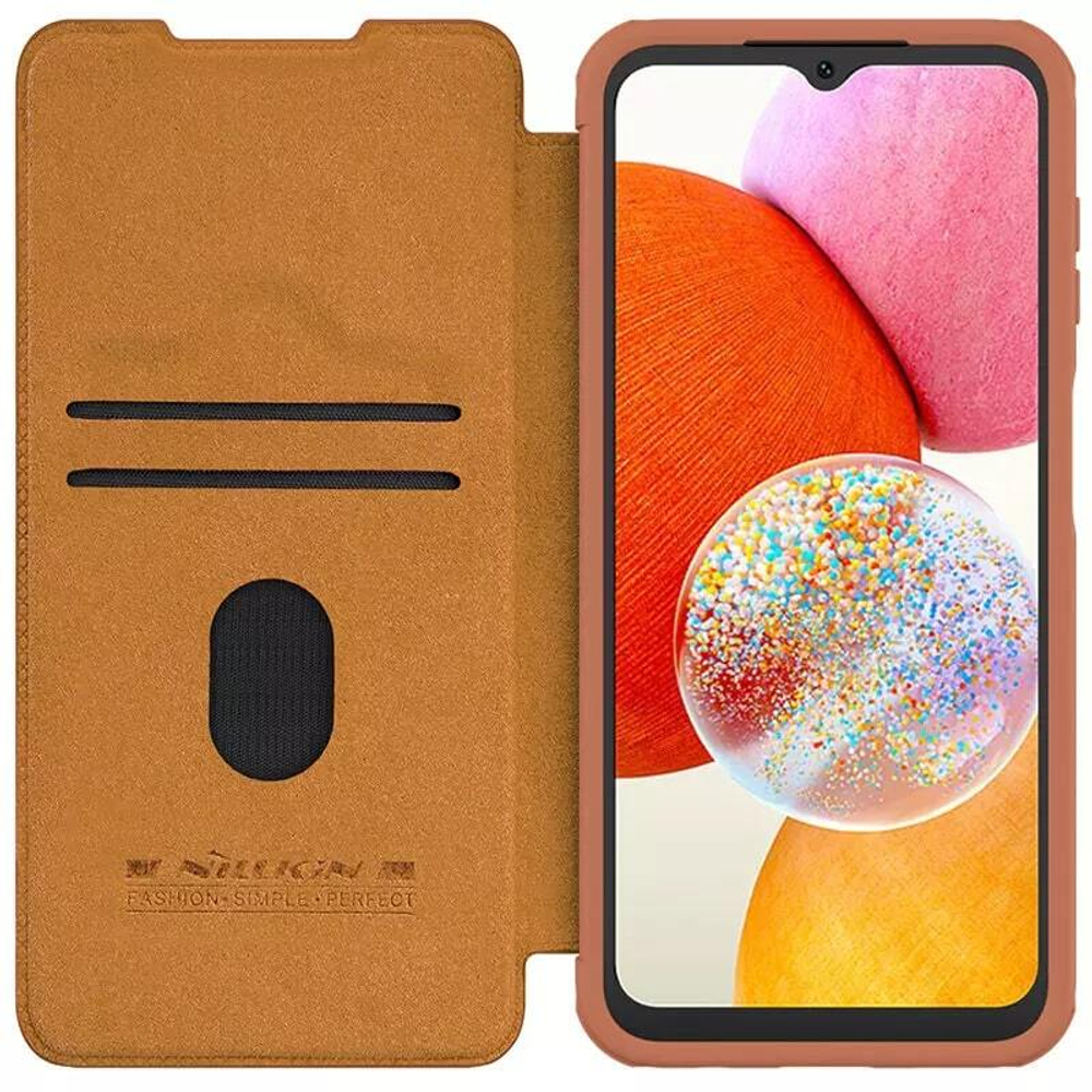 Кожаный чехол-книжка Nillkin Leather Qin Pro для Samsung Galaxy A24