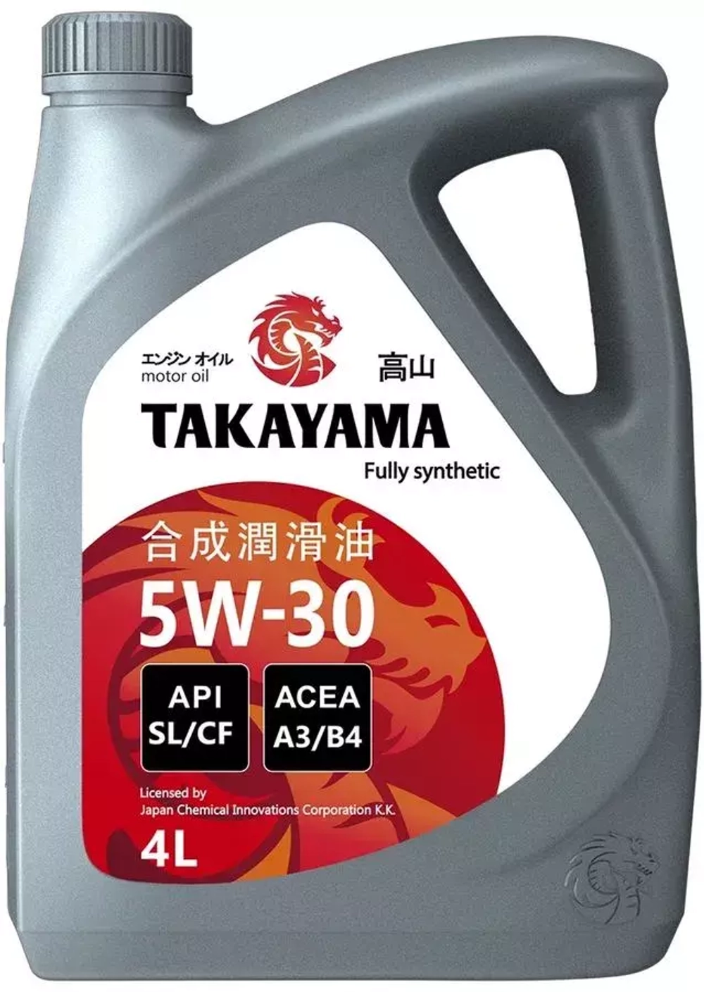 Масло моторное синтетическое TAKAYAMA 5W30 SL/CF пластик  4л