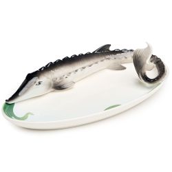 БЛЮДО ОВАЛЬНОЕ LEFARD "ОСЁТР" 26.5*14.5*8 СМ (КОР=12ШТ.)