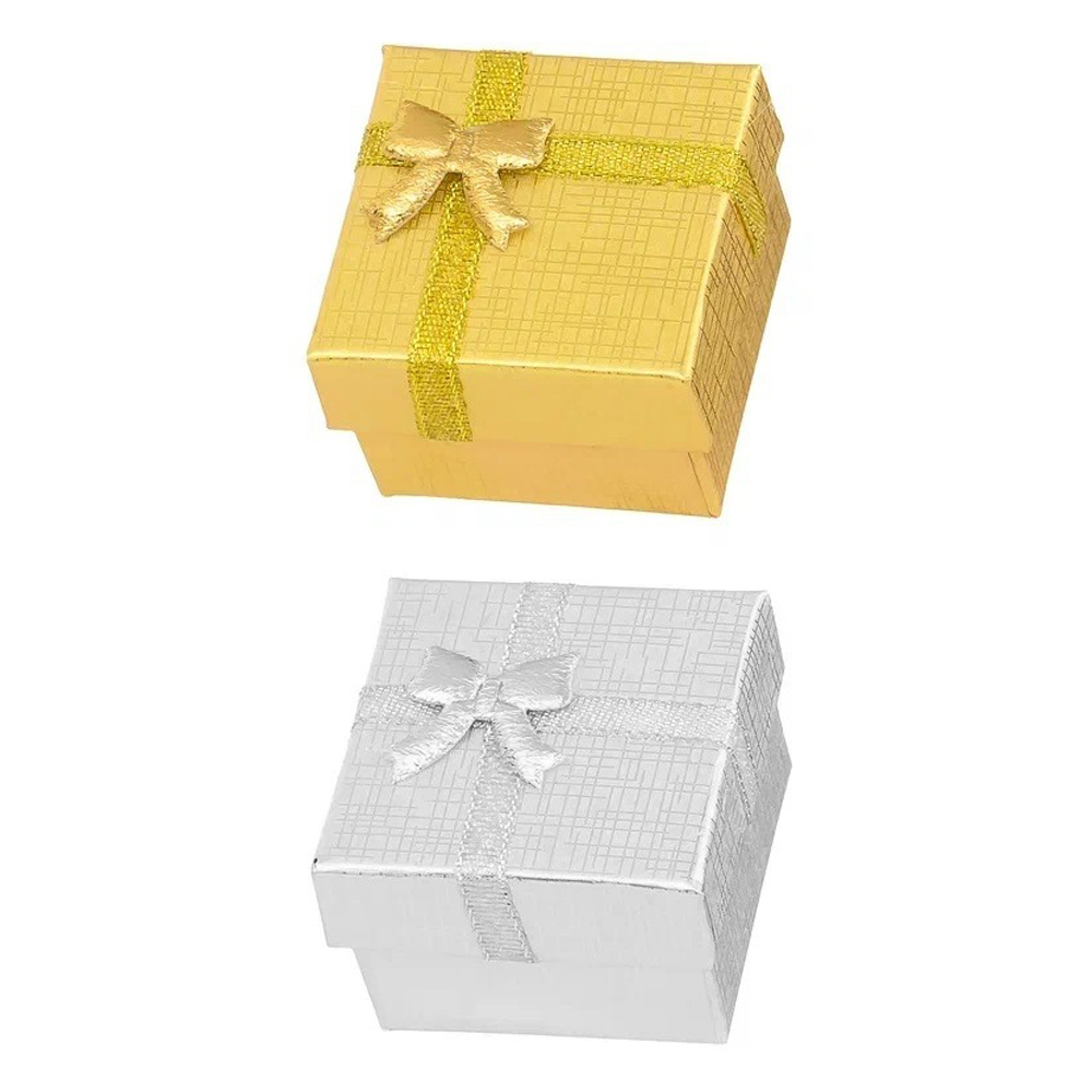 Подарочная коробка Basir, прямоугольная с крышкой, размер 3,2*5,0*5,0 см, ассорти