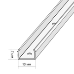 Монтажная планка для МДФ изделий STELLA, 2400*13*7 мм