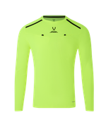Футболка судейская с длинным рукавом DIVISION PerFormDRY Referee LS Tee, желтый неон