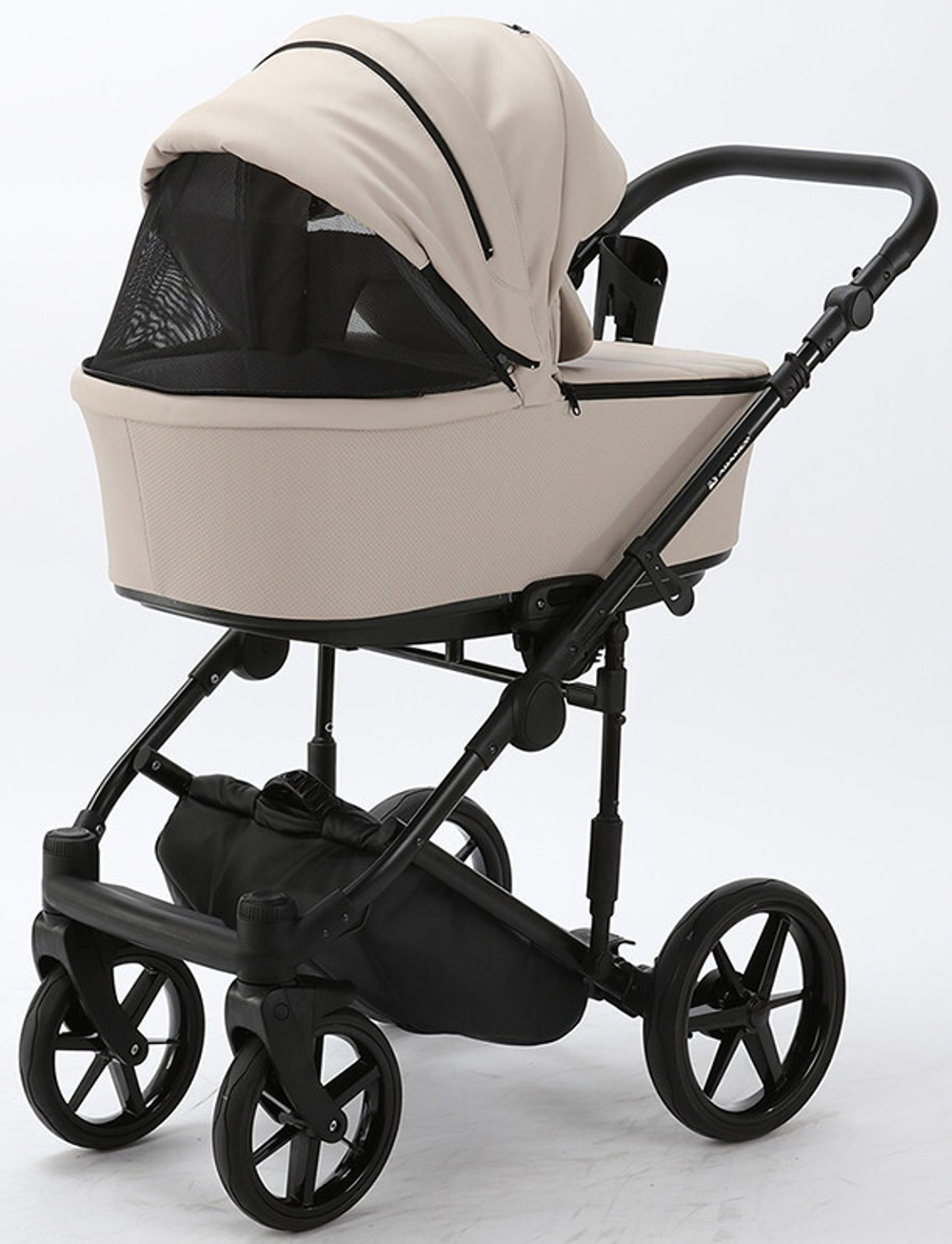 Детская коляска Adamex Zico Deluxe 2 в 1 Z-SA07 СВ.БЕЖ.КОЖА