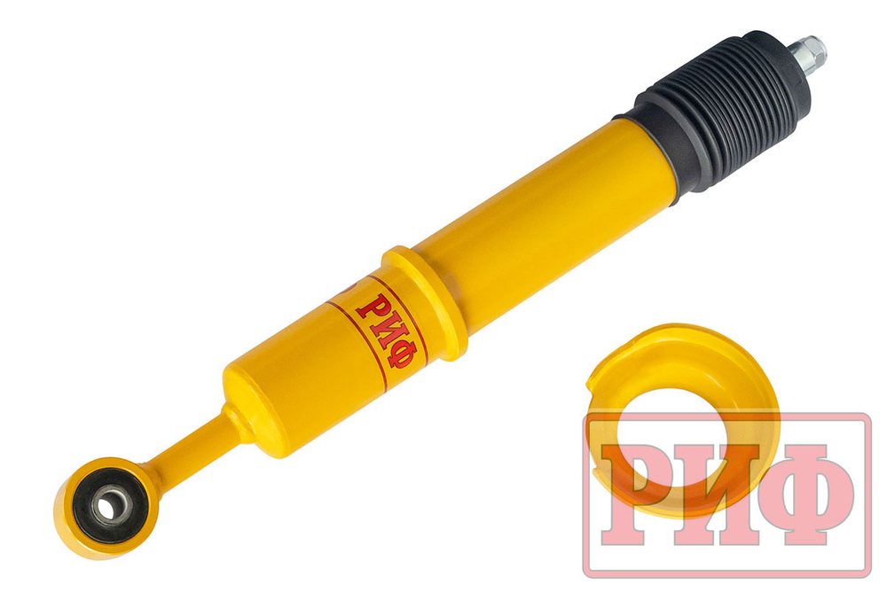 Амортизатор усиленный передний Toyota Hilux 2015+, Fortuner 2015+ штатный и лифт 0-45 мм РИФ